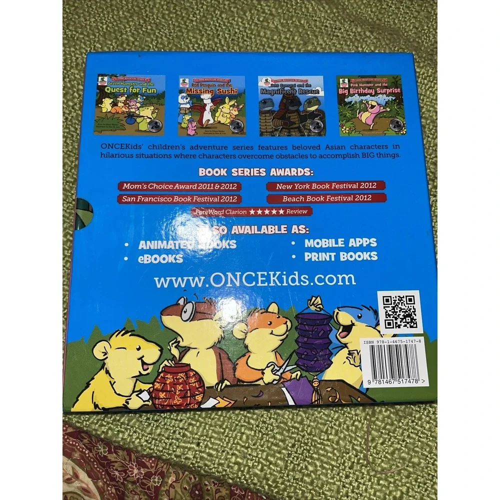 Fujimini adventure series boxed book set ,1-4,childrens Books , Animals, Culture